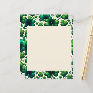 Papier décoratif Lucky Shamrock pour la Saint-Patr