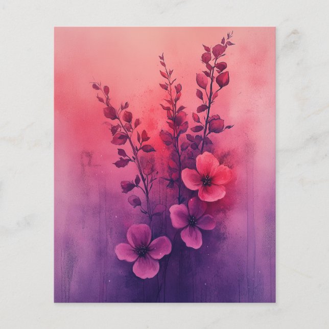 Papier d'écriture en fleur de soleil (Devant)