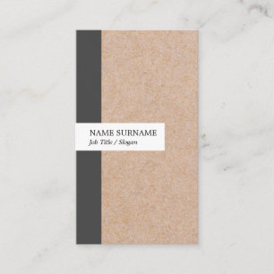 Papier d'emballage a imprimé le carte de visite de