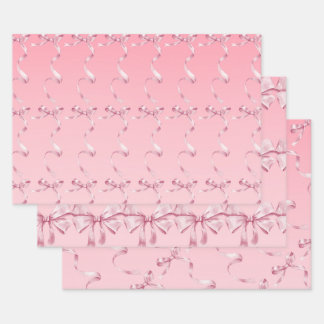 Papier d'emballage à nœud coquette