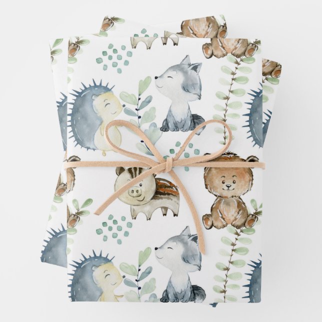 Papier d'emballage animal en bois mou (En situation)