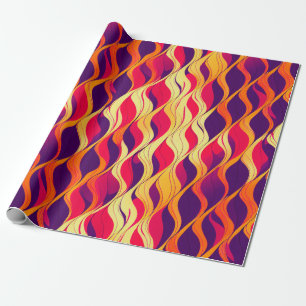 Papier d'emballage cadeau amusant et coloré
