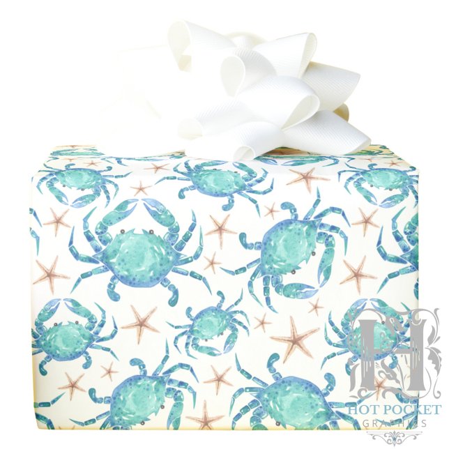 Papier d'emballage cadeau Crabs (Créateur téléchargé)