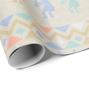Papier d'emballage cadeau de bébé de style