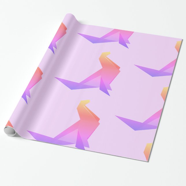 Papier d'emballage cadeau de fête de phoque (Déroulé)