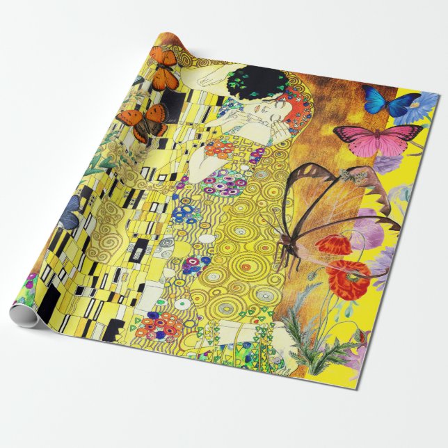 Papier d'emballage cadeau de la Saint-Valentin (Déroulé)