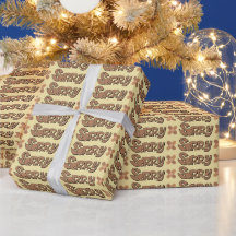 Papier d'emballage cadeau d'excuse