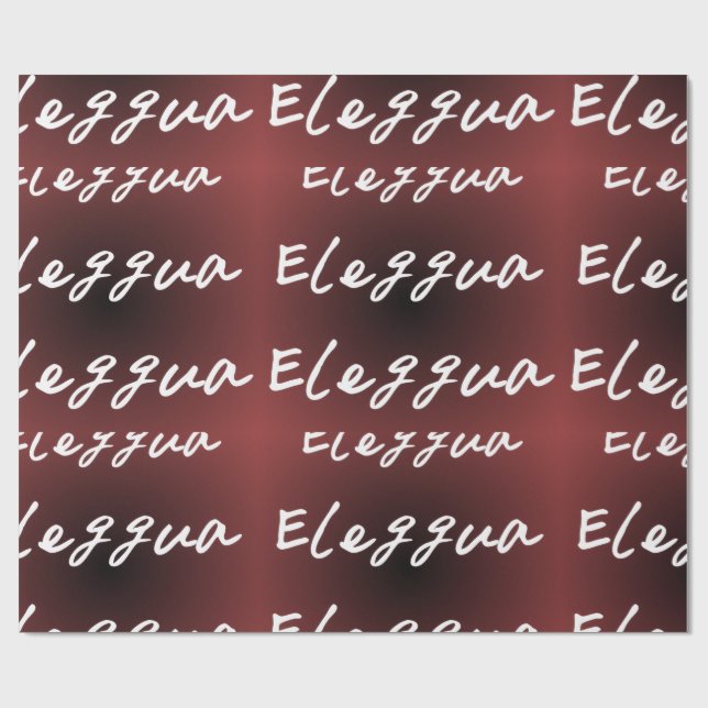 Papier d'emballage cadeau Eleggua (Plat)