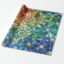 Papier d'emballage cadeau jour lumineux