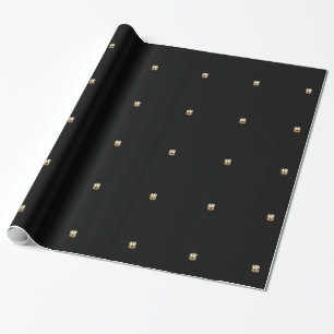 Papier d'emballage cadeau lanterne copte unique