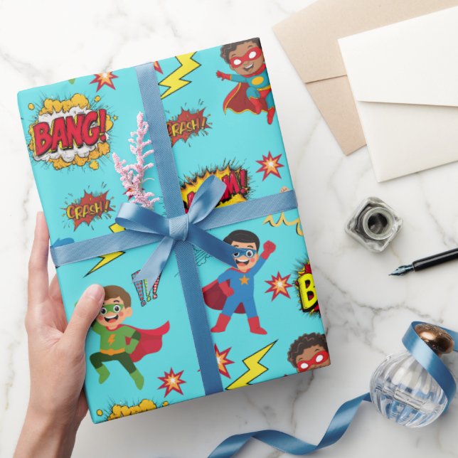 Papier d'emballage cadeau pour fête d'anniversaire (Cadeaux)