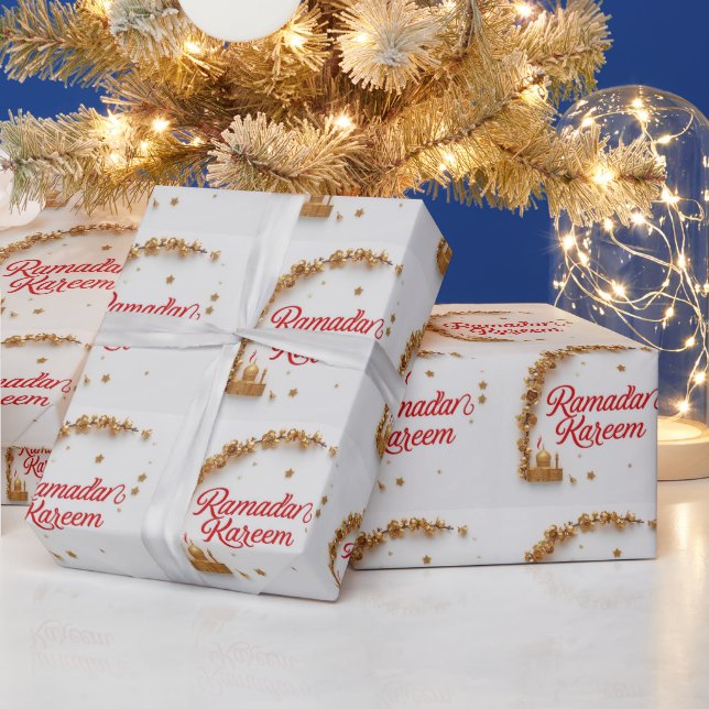 papier d'emballage cadeau Ramadan Kareem (Vacances)