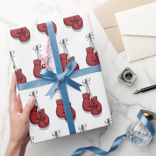 Papier d'emballage de boxe, emballage cadeau de sp (Cadeaux)