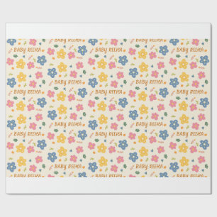papier d'emballage de cadeau pour Baby Shower