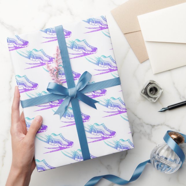 Papier d'emballage de course, emballage cadeau de  (Cadeaux)
