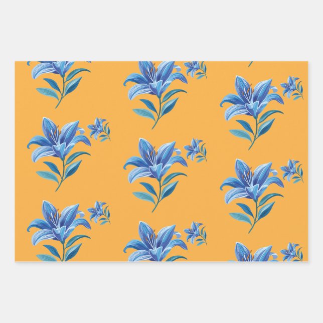 Papier d'emballage de fleurs (Devant)