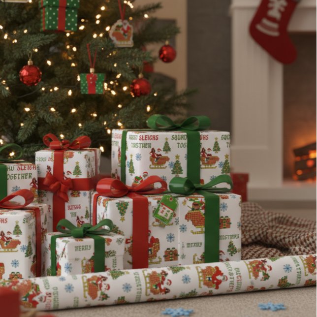 Papier d'emballage de Noël (Créateur téléchargé)