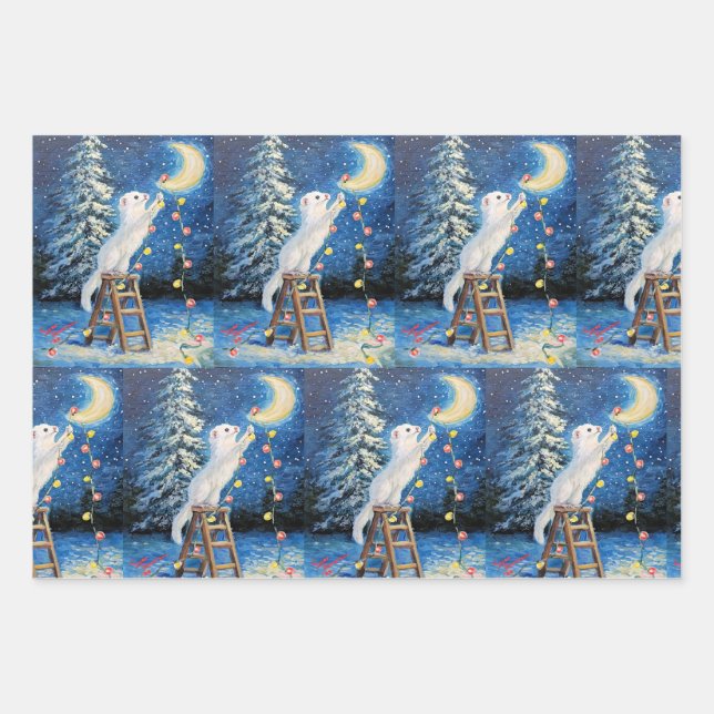Papier d'emballage de Noël pour furet (Devant)