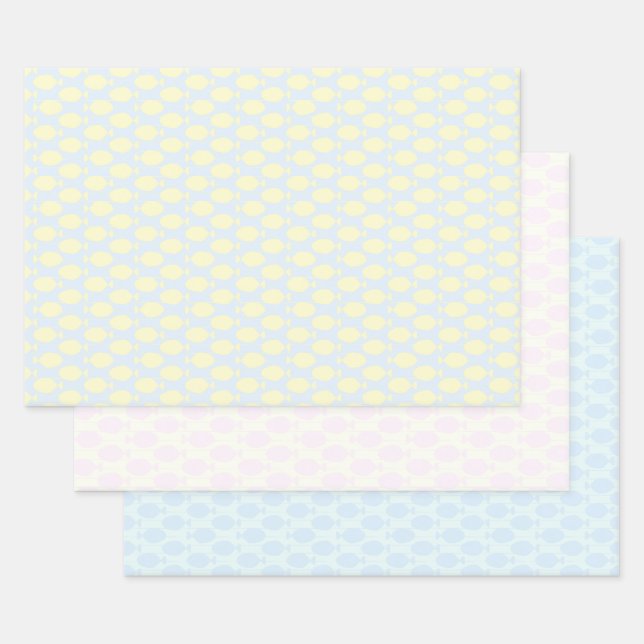 Papier d'emballage de poisson feuille plate ensemb (Lot)