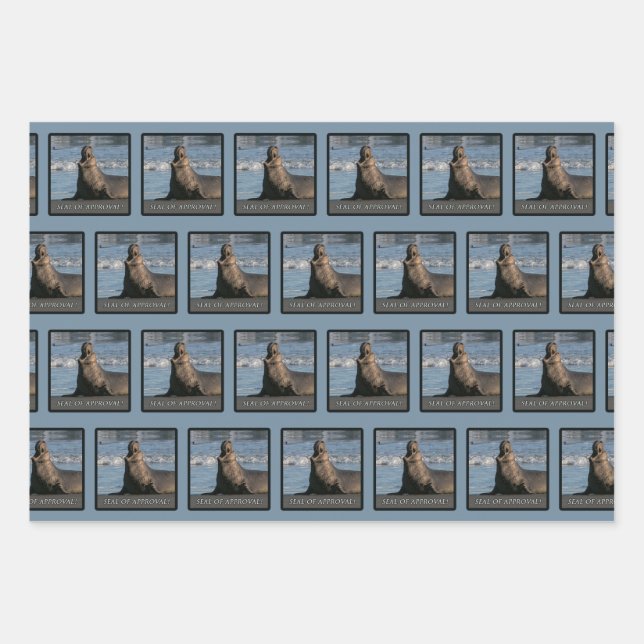 Papier D'Emballage D'Un Sceau D'Éléphant (Mix) (Devant)