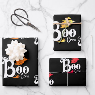 Papier d'emballage fantôme d'Halloween éffrayant