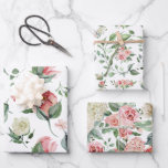 Papier d'emballage feuilles à motif floral aquarel<br><div class="desc">Créez du papier d'emballage personnalisé et du papier cadeau personnalisé pour toutes les occasions. Lorsque vous offrez un cadeau emballé dans du papier d'emballage personnalisé,  c'est sûr de mettre un sourire sur le visage de tout le monde !</div>