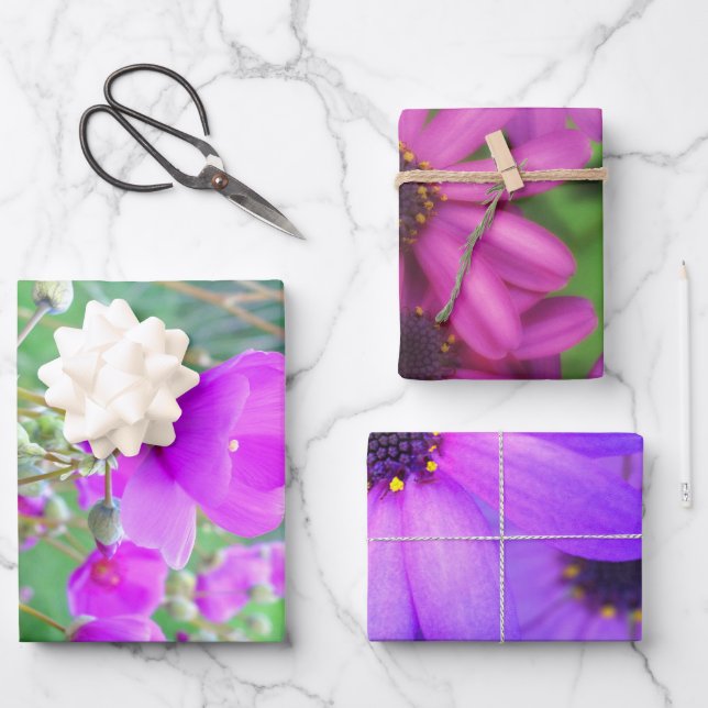 Papier d'emballage floral (Recto)