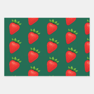 Papier d'emballage Fraise Berry Sassy™ – Junie Fer