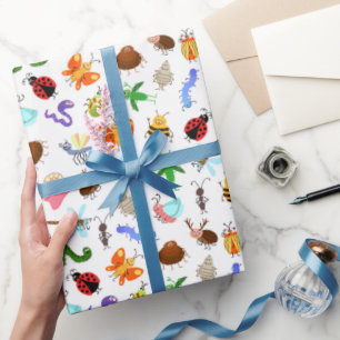 Papier d'emballage Insectes, Cadeau d'anniversaire