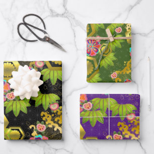 papier d'emballage japonais motif mignon