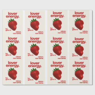 Papier d'emballage Lover Energy Emballage cadeau