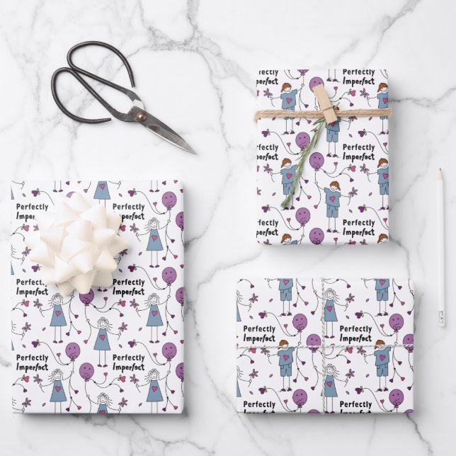 Papier d'emballage Parfaitement Imparfait 1A Mix (Recto)