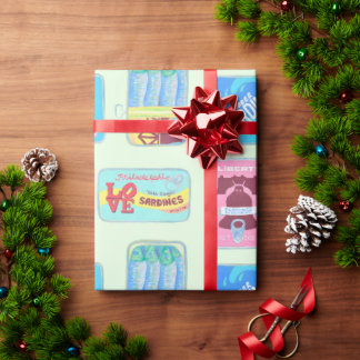 Papier d'emballage Philly - Boîte cadeau de poisso