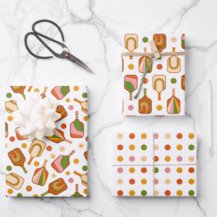 Papier d'emballage Pickleball, Cadeau d'emballage 