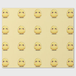 Papier d'emballage Poulet Mignon Cadeau de poussin
