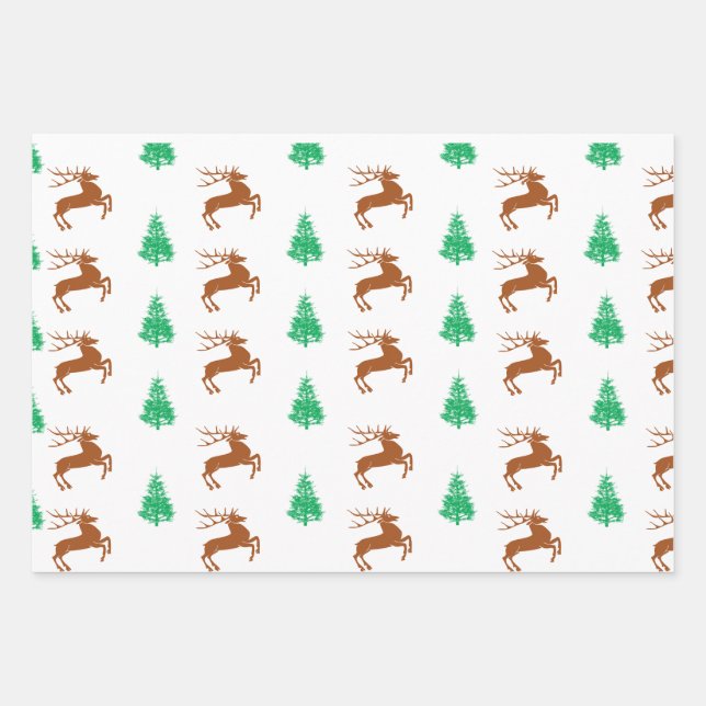 Papier d'emballage pour cerfs (Devant)