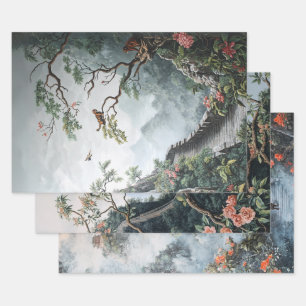 Papier d'emballage pour découpage inspiré de la ch