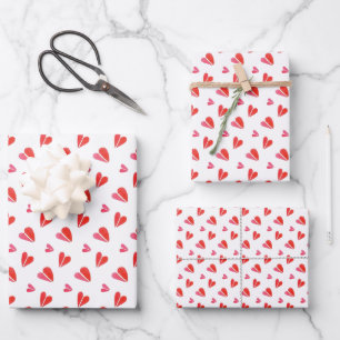 PAPIER D'EMBALLAGE POUR DRAP PLAT MINI COEURS