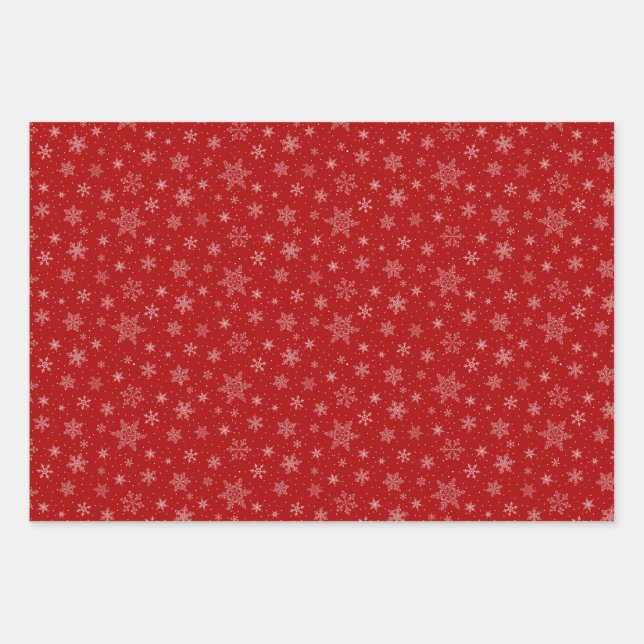 Papier d'emballage pour flocon de neige (Devant)