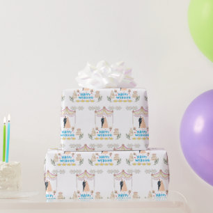Papier d'emballage pour mariage heureux – Cadeau d