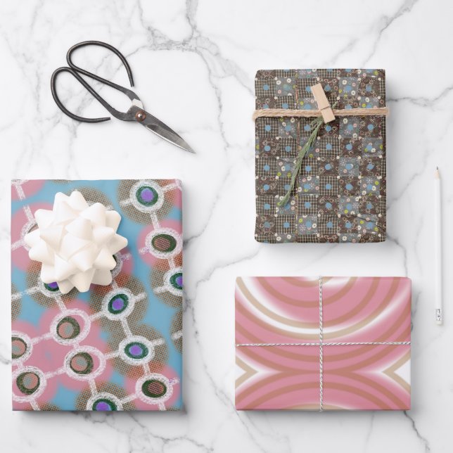 papier d'emballage très rose vif pour vous (Recto)