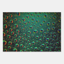 papier d'emballage vert