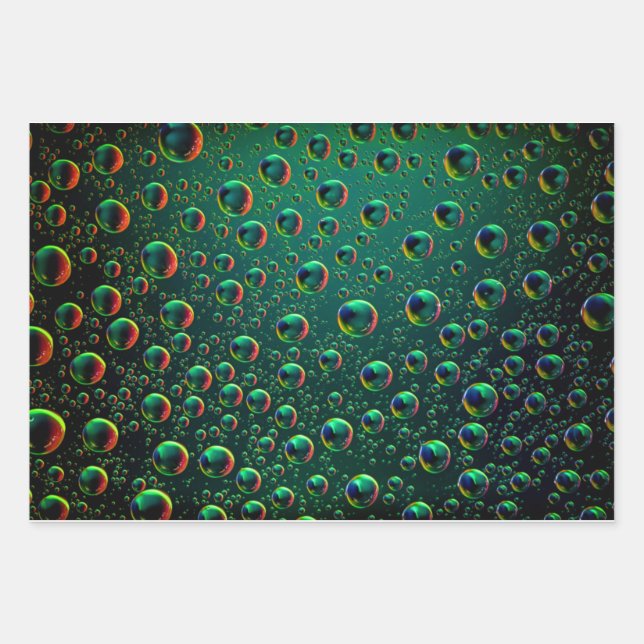 papier d'emballage vert (Devant 2)