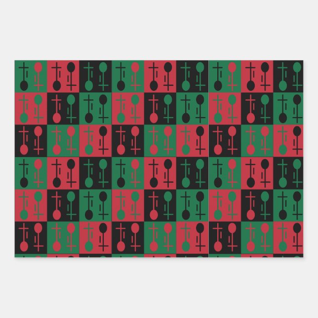 Papier d'enlèvement Kwanzaa Nia (Devant)