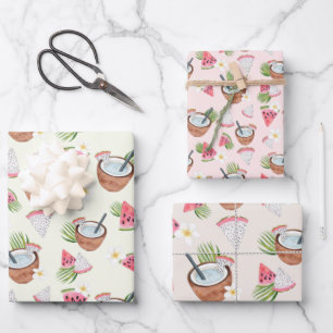 Papier d'enrobage de smoothie à la pastèque de n