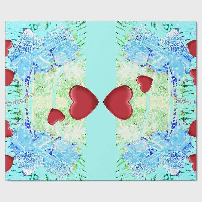 Papier d'enveloppement cadeau Club féminin frais (Couture)