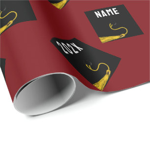 Papier d'enveloppement cadeau de diplôme