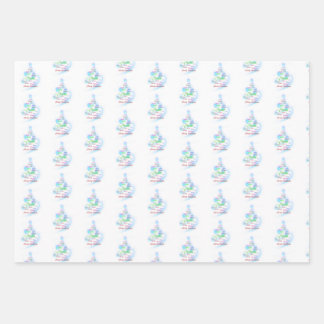 Papier d'enveloppement chrétien de Noël