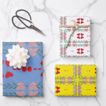 Papier d'enveloppement coloré pour l'anniversaire