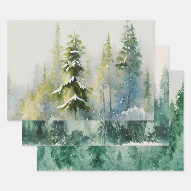 Papier d'enveloppement d'arbre de Noël du Père Noë (Lot)